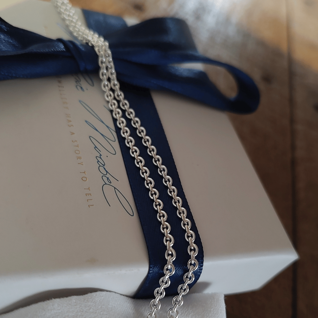 Silberkette für herren, rundanker kette silber, schlichte kette männer, elegante kette für jungs