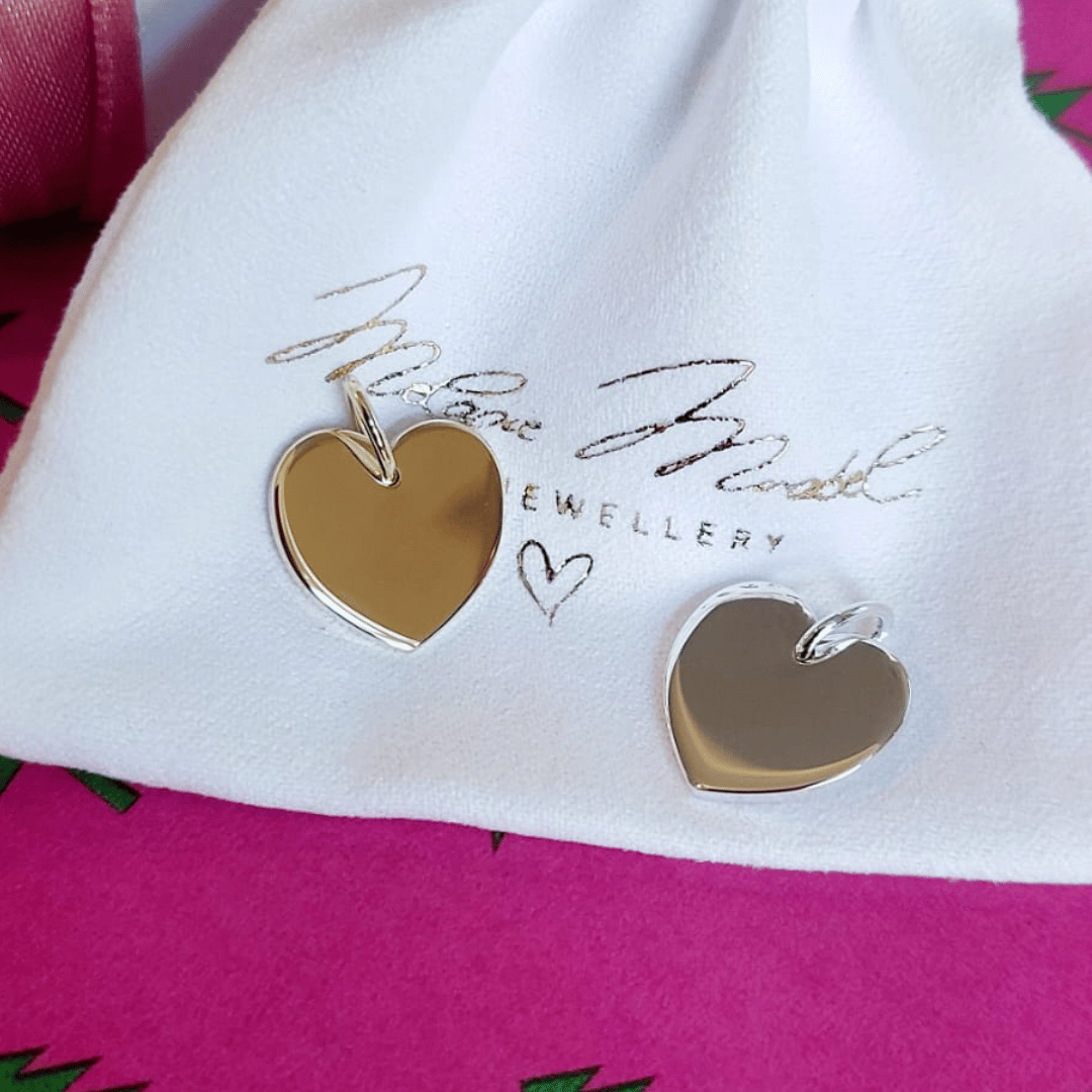 CHÉRIE Herz Anhänger mit Gravur