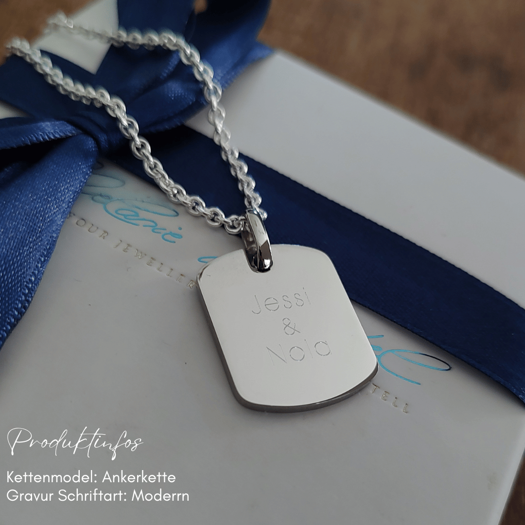 männer kette silber, kette für papa mit namen der kinder, namenskette für väter mit kindernamen, geschenk zur geburt für papa, schmuck für ihn, kette für meinen freund