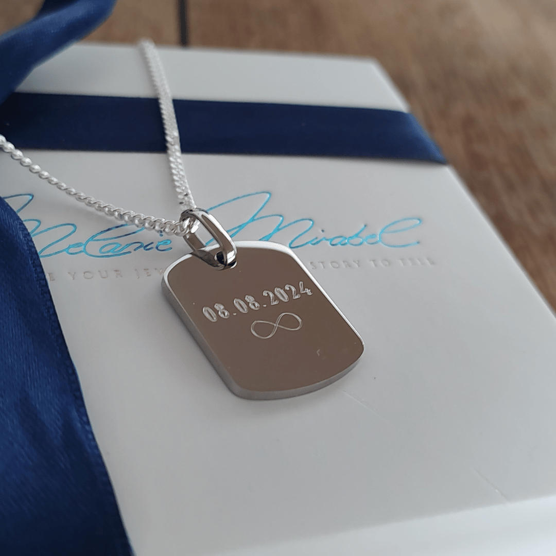Taufkette Junge, Kette Junge Taufe, Kette jungen silber, Kette Jungen kommunion, Kette jungs mit anhänger, coole kette für jungs, kette taufe jungen , dog tag kette, namenskette junge