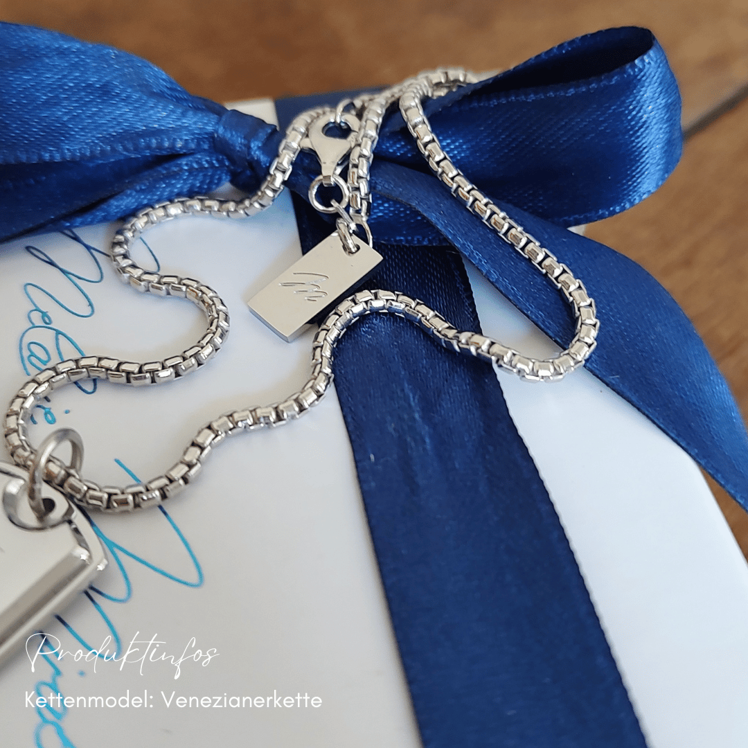 BABE Herren Kette mit schicken Dog Tag Anhänger