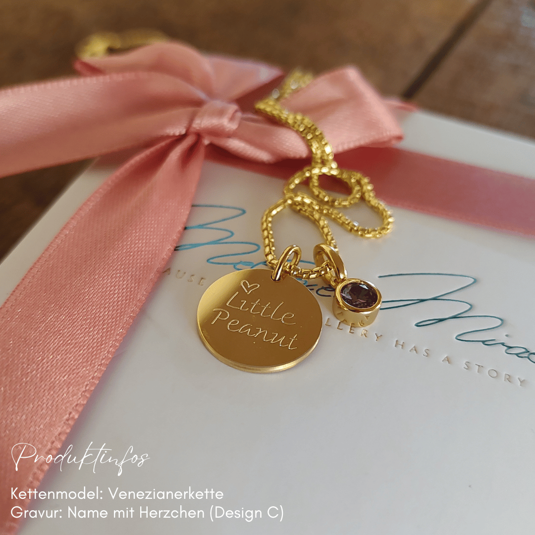 gold kette mit buchstabe, geburtsstein kette gold, namenskette für mama mit namen kinder, schmuck zur geburt mit gravur baby name