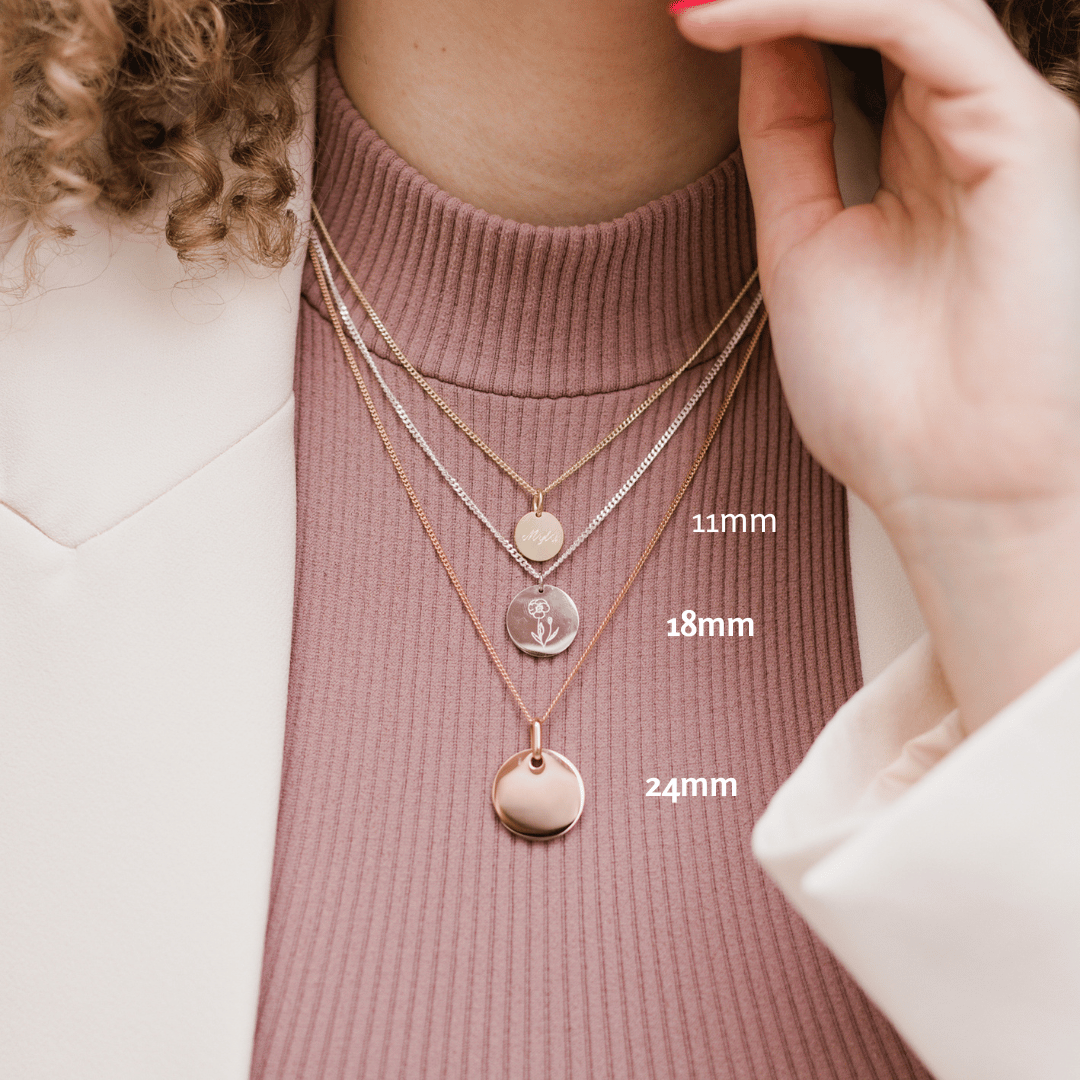 Ketten Anhänger Echt Gold für Halskette, Gold Anhänger 333 Gold, 585 Gold und 750 Gold , Ketten Anhänger mit Gravur individuelle Anfertigung Berlin