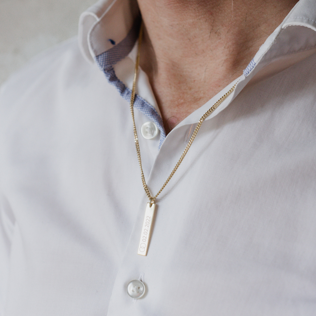 Anhänger gold für Herren, Ketten Anhänger Herren Gold 585, Ketten Anhänger für Männer Gold 750