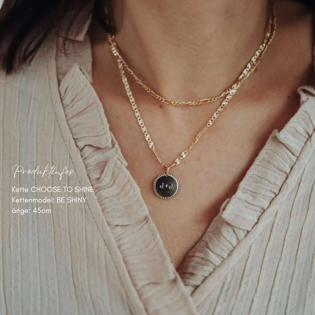 Gravur Anhänger CHOOSE TO SHINE