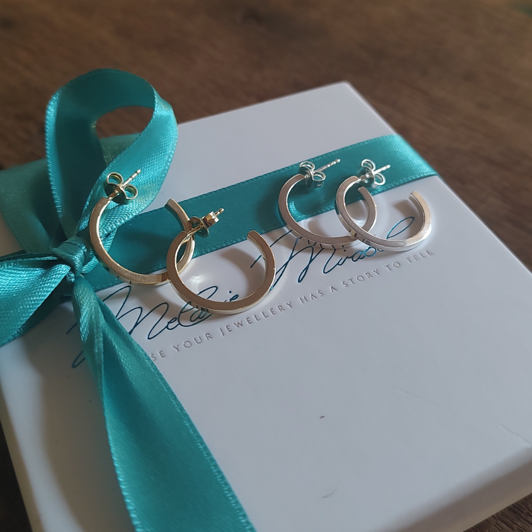 Creolen gold und silber