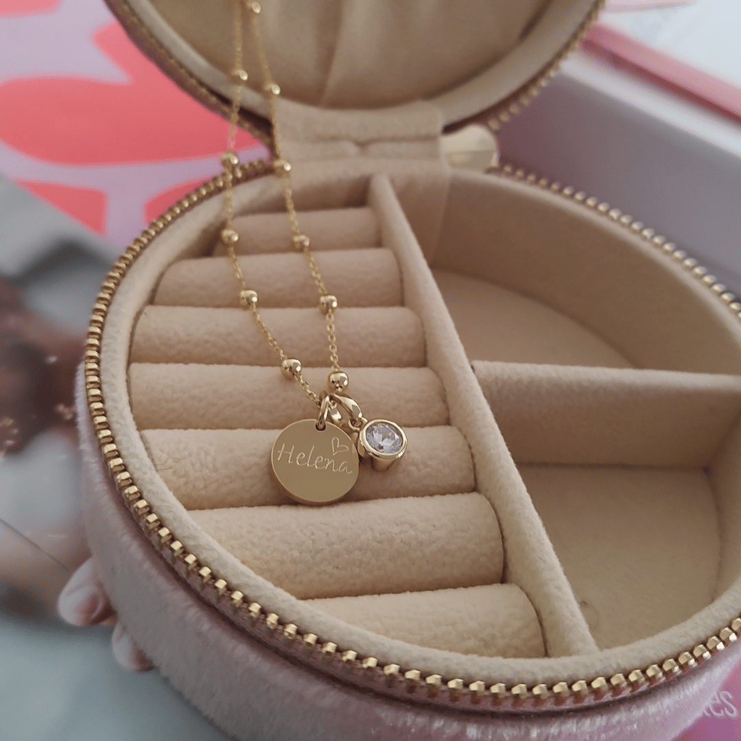 Taufkette Gold mädchen, geburtsstein kette gold, kette gold mädchen