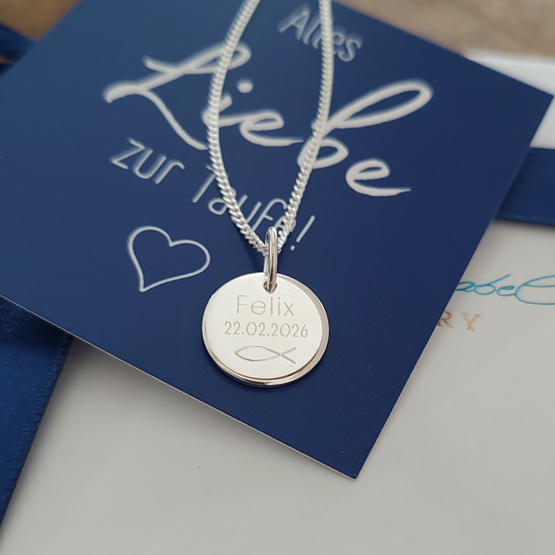 taufschmuck jungs, taufgeschenk junge, taufkette gold für junge, taufe geschenk für patenkind, kette zur kommunion junge, personalisiertes geschenk für jungs von paten, schmuck für mein patenkind junge