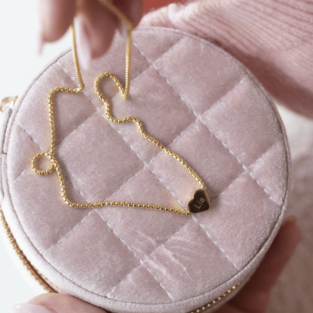 STELLA Herz Kette mit Gravur