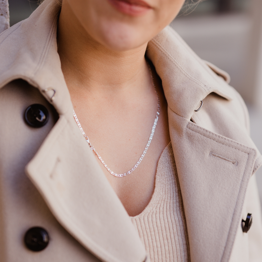 Goldkette, zarte Kette in Gold, Damenkette, Layering Kette Silber, mehrreihige Kette, minimalistische Kette, filigrane Kette silber zum Layern