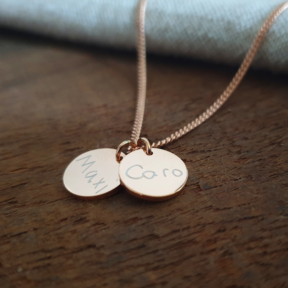 Die Gravur eigener Handschriften & Kinder Zeichnungen