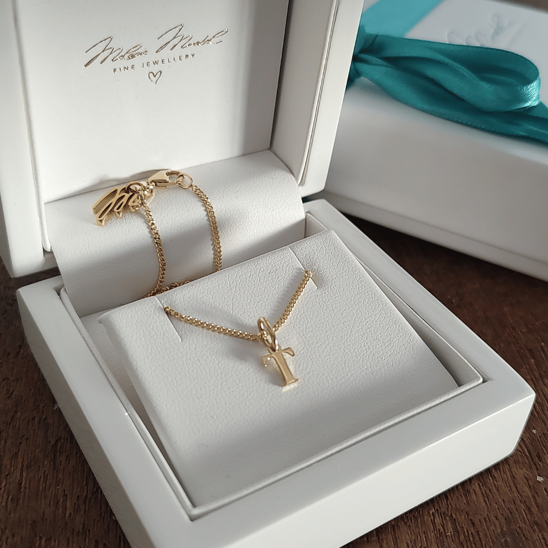 GINA Goldkette mit 1-2 Buchstaben | 333 bis 750 Gold