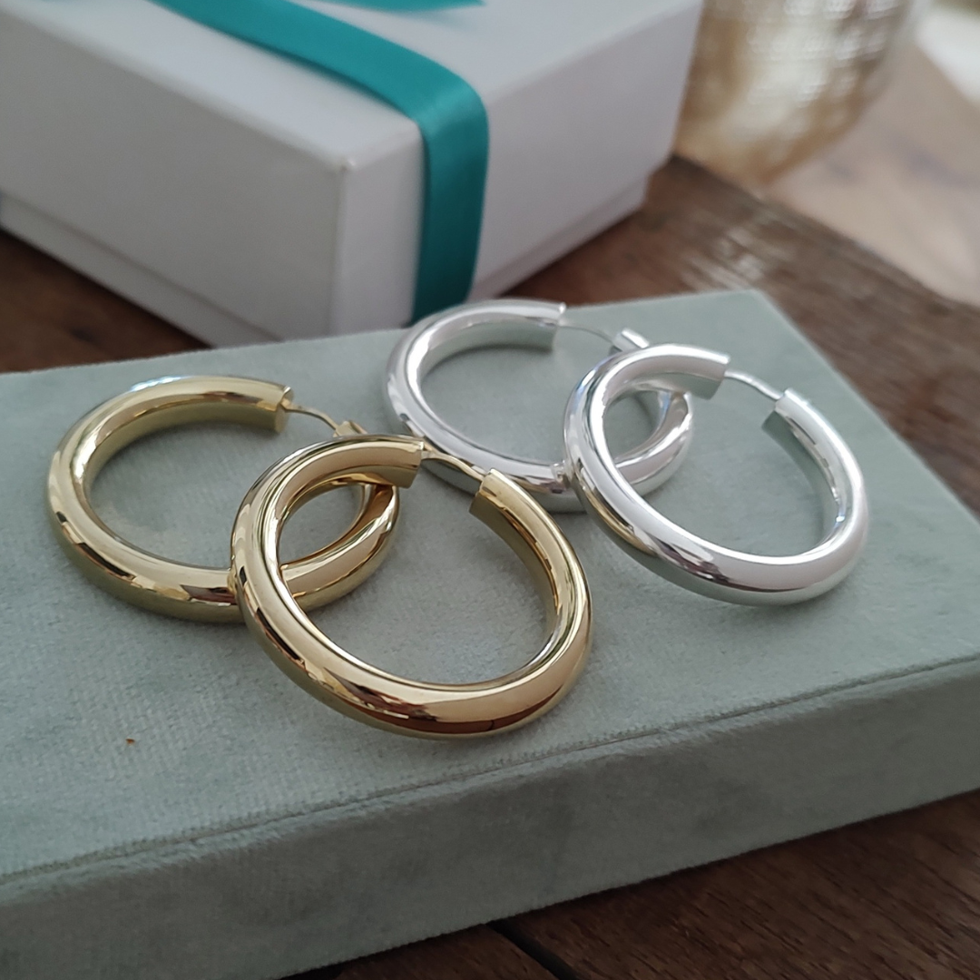 Creolen bold, bold creolen, Creolen gold, Creolen silber, creolen Ohrstecker , creolen silber 925, creolen silber 925 gross, Ohrringe kreolen silber