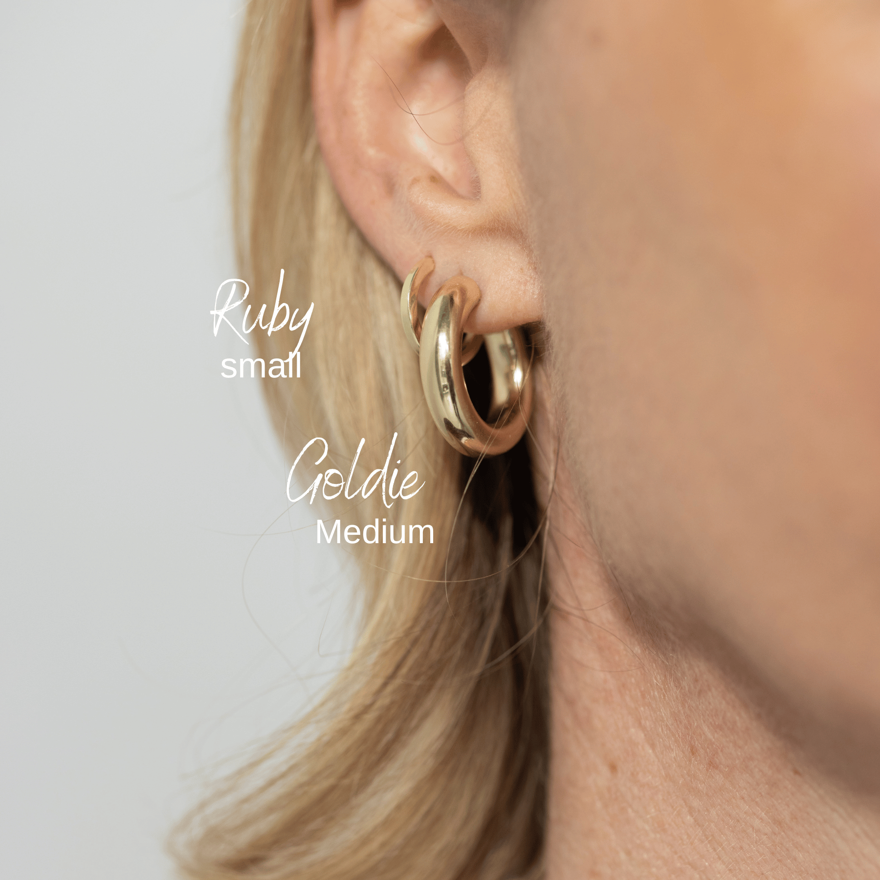 GOLDIE Creolen bold | Small