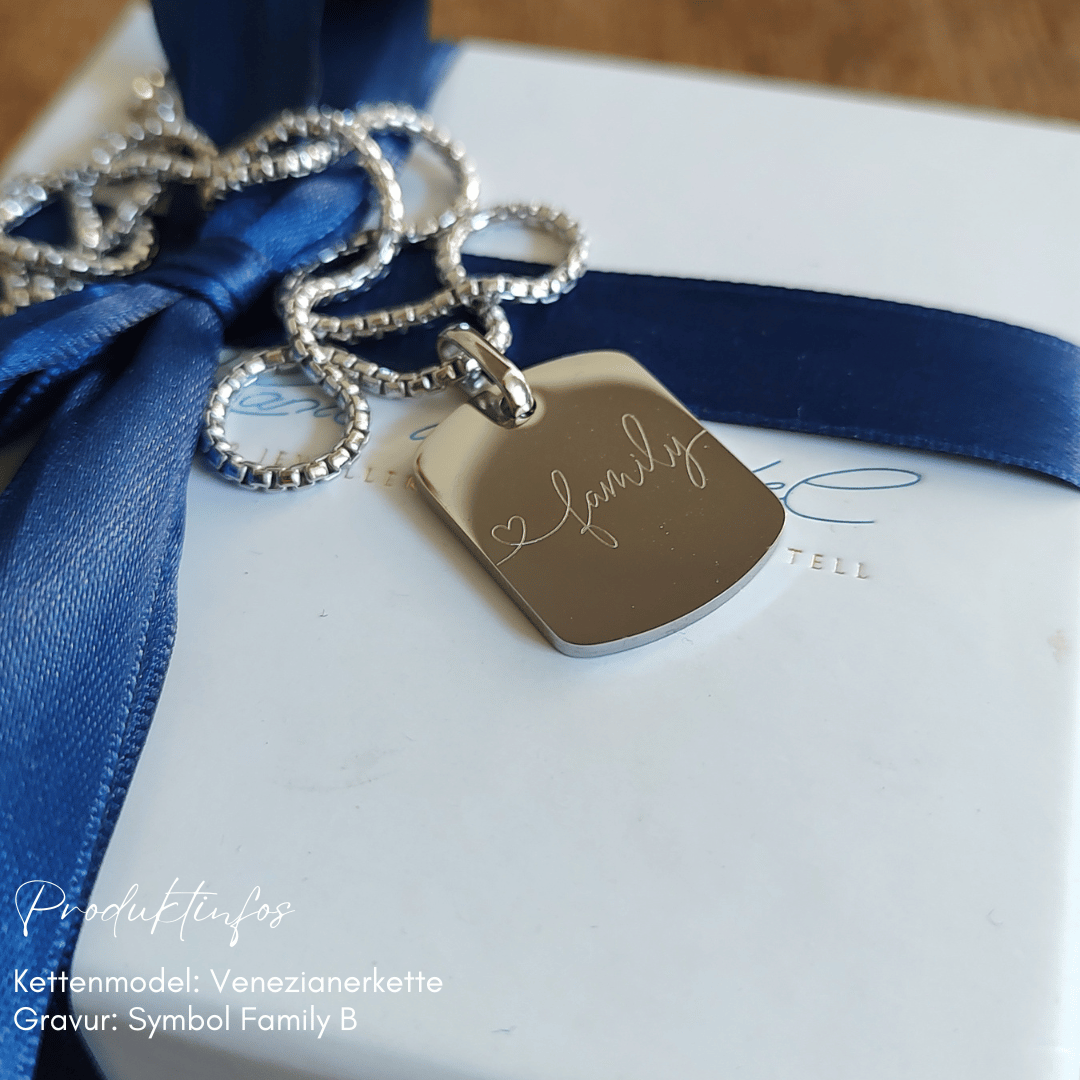 Herren Kette Silber mit Dog Tag Anhänger, Männer Kette mit Gravur, Herren Kette mit Gravur, Dog Tag Kette Männer, schmuck für männer, geschenk zum vatertag personalisiert, kette mit namen der kinder für papa