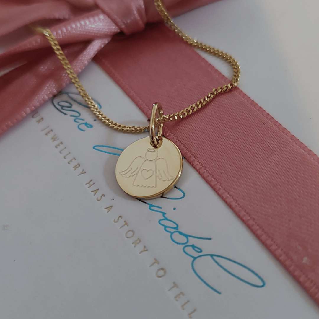 goldkette taufe 585 Gold, echte goldkette für Mädchen, kette echtes gold für Mädchen zur taufe und Kommunion, Taufkette echtes Gold mit Gravur, Kette zur Kommunion in 585 Gelbgold