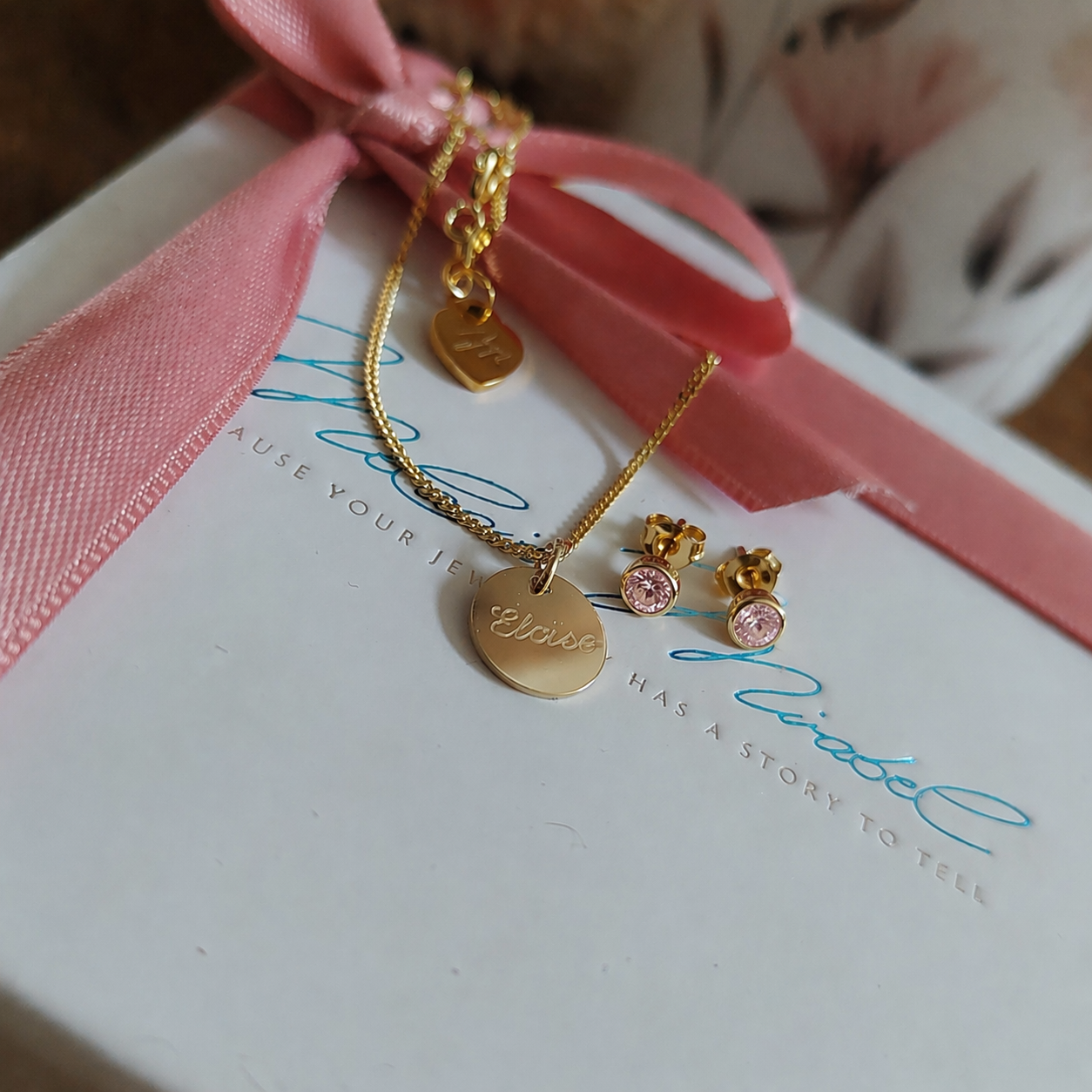 Geschenk zur Taufe Mädchen, Taufkette Gold für Mädchen zur Taufe Erstkommunion Schulanfang, Schmuck für Mädchen, namenskette für mädchen mit geburtsstein, geschenk von paten für taufkind, personalisierter Schmuck für taufkind