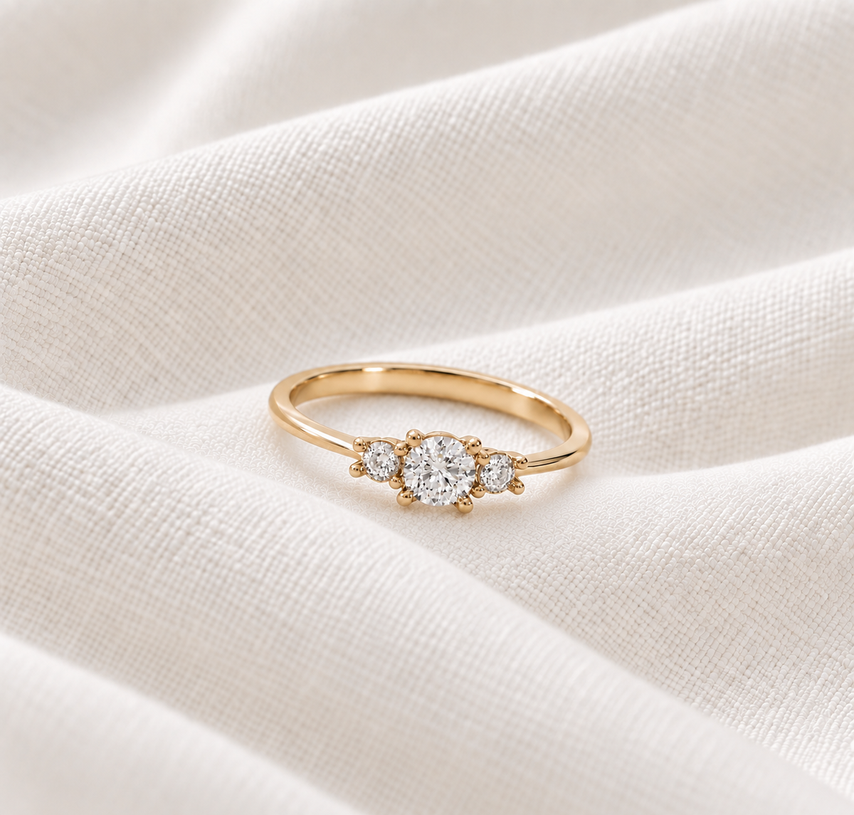 CELESTE Trilogie Ring 3 Diamanten