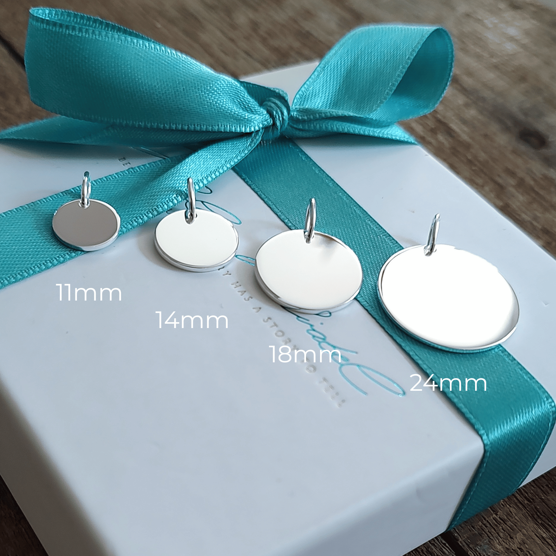 Anhänger mit gravur für Halskette. runder gravur anhänger für kette, Plättchen silber zum einzeln bestellen 