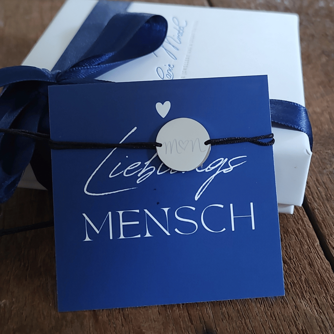 Nylon Armband für Herren mit großem Gravur Plättchen