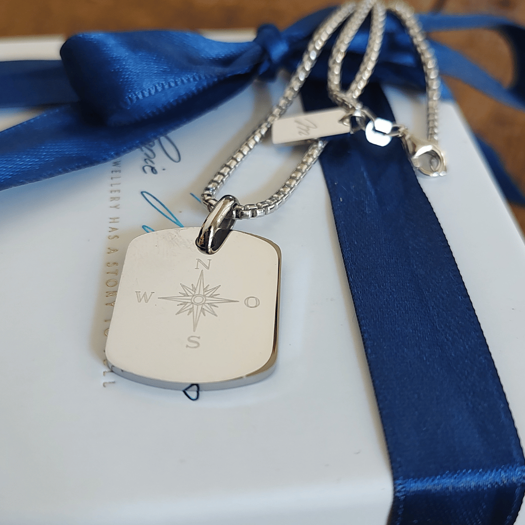 CAPTAIN Herren Kette mit Dog Tag Anhänger