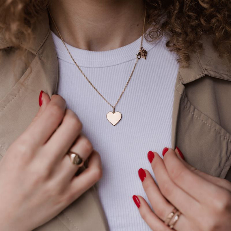 Cadena de karma con 1 trailer de grabado (24 mm)