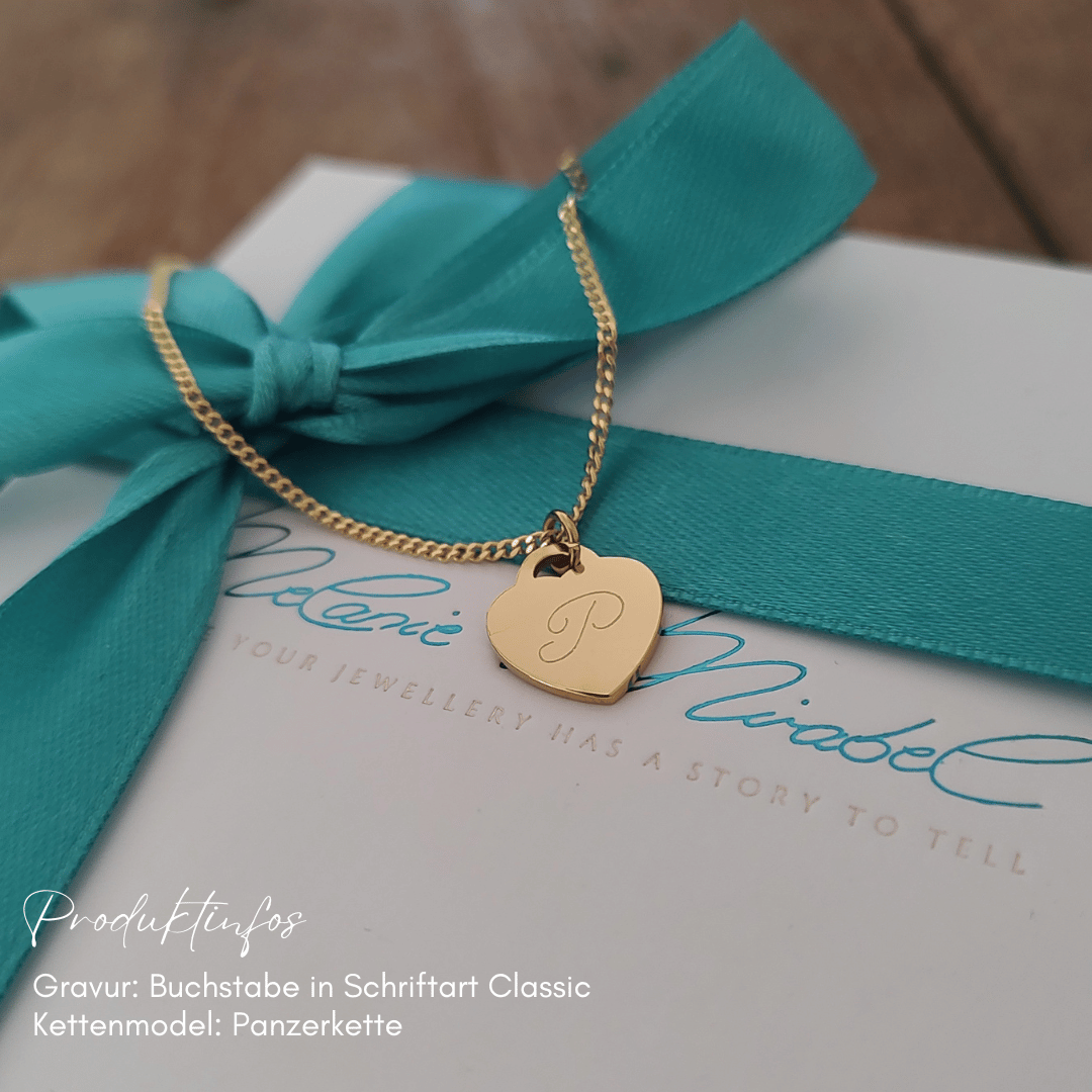 Geschenk Valentinstag, schmuck Valentinstag, Herz kette gold, namenskette mit gravur, herzkette gravur, kette für mama, kette zur geburt