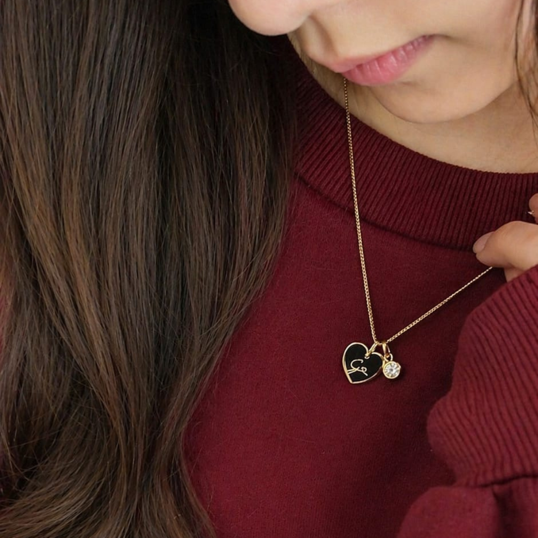 taufkette gold mit herz anhänger, herz kette gold für mädchen zur taufe und kommunion, geschenk zur erstkommunion mädchen, goldkette für mädchen geschenk zur einschulung und abitur, geburtsstein schmuck, kette gold mit geburtsstein für mein patenkind, kleines persönliches geschenk vom paten fürs taufkind