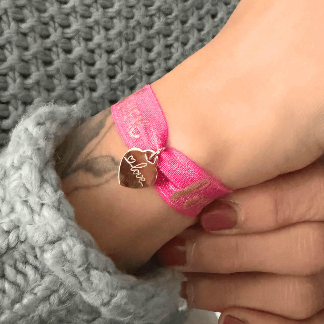 Freundschaftsarmbänder mit Gravur, Best Freundinnen Armbänder für den JGA, JGA Armbänder, farbige stoff Armbänder für Freundinnen und Trauzeuginnen, Namensarmband für die Mama, Trauzeugin Armband mit Gravur, Geschenk für die Trauzeugin