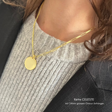 Goldkette für Damen, Kette personalisiert, Halskette Gold mit Gravur