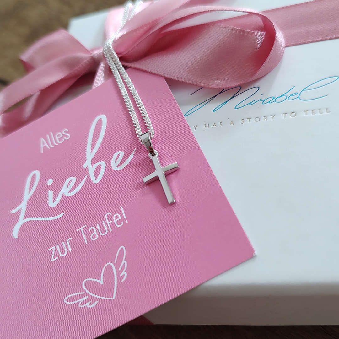 2 in 1 GESCHENKSET 🎁 Mein 1. Schmuckkästchen + Kreuz Kette