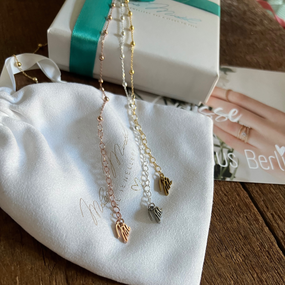 Marie Zarte chain with balls | Gold, silver and rose gold