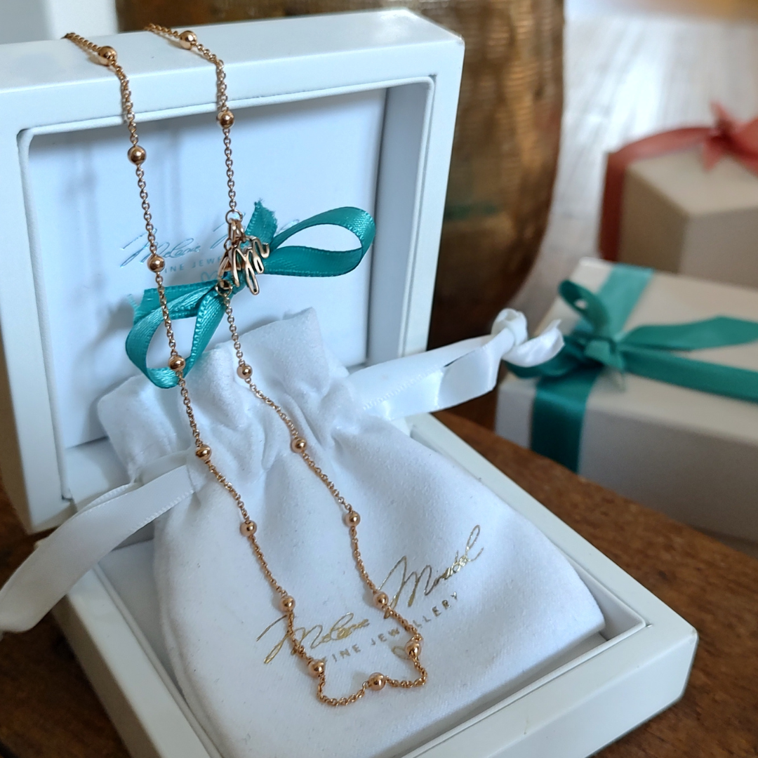 Marie Zarte chain with balls | Gold, silver and rose gold