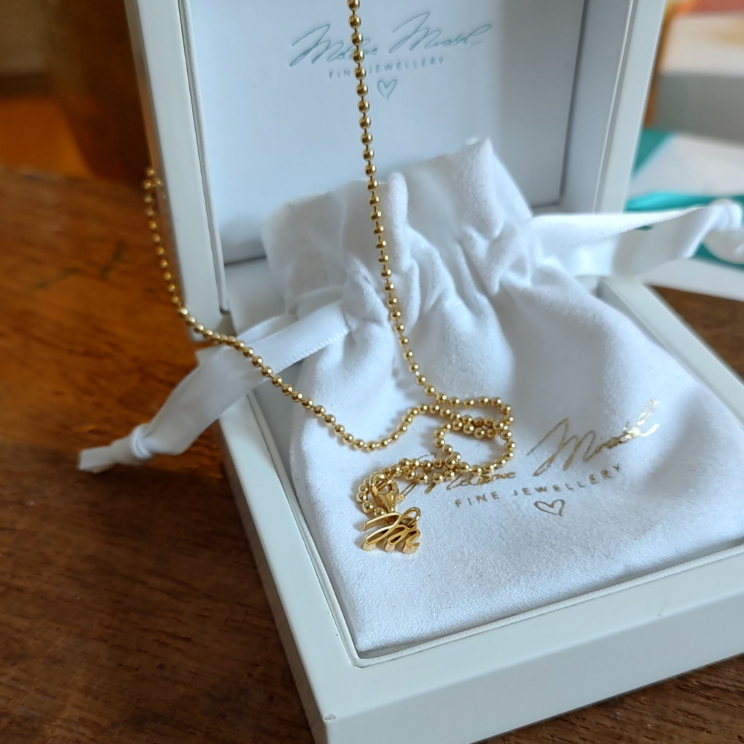 Bola delicate pearl necklace with 2mm balls