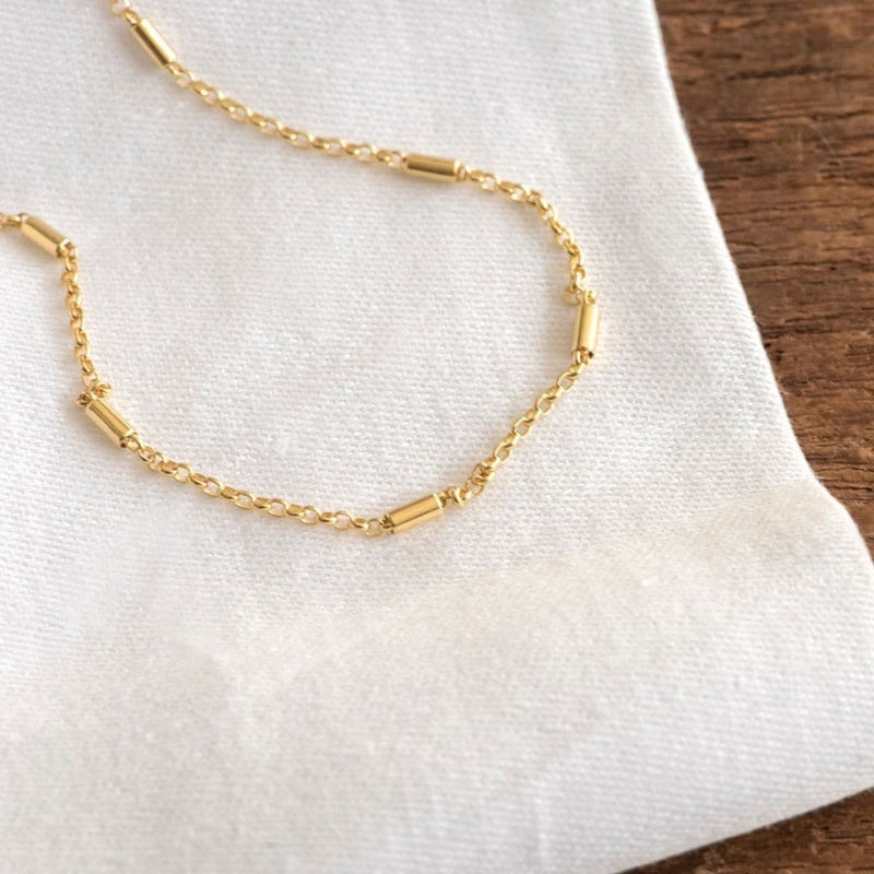 Goldkette für Damen, zarte Kette Gold