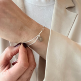 Armband personalisiert Silber, Plättchen Armband Silber mit Gravur, Namensarmband Gravur, Namensarmband für Mütter