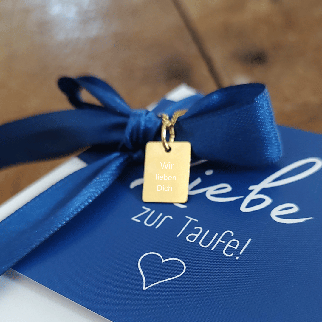 Gold kette junge zur taufe und kommunion, geschenk junge zur erstkommunion, schmuck zur taufe für junge, schmuck junge zur kommunion, geschenk von paten, geschenk für patenkind, schmuck mit gravur zum schulabschluss, graduation necklace, kette zum schulabschluss junge