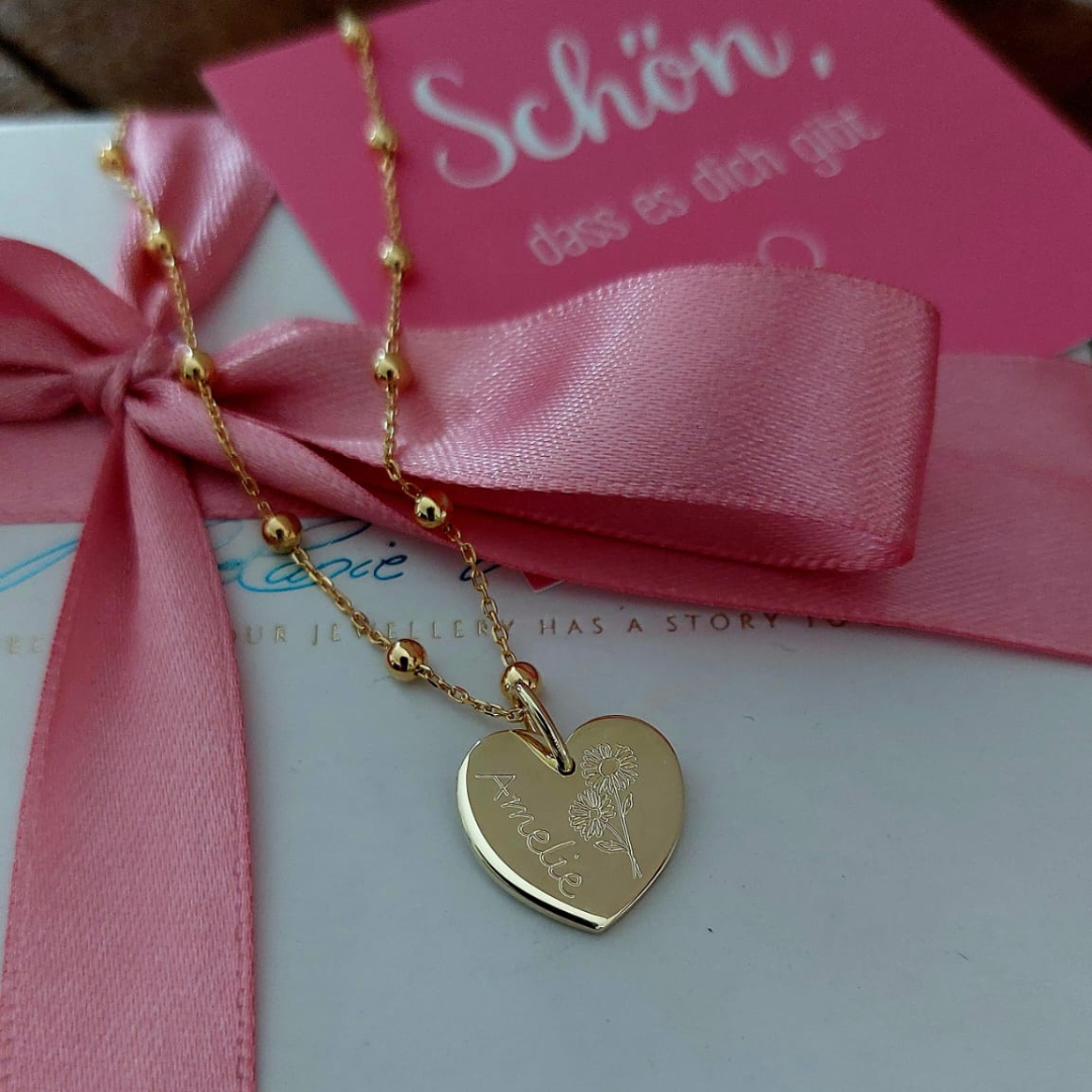 CHÉRIE Herz Kette für Mädchen