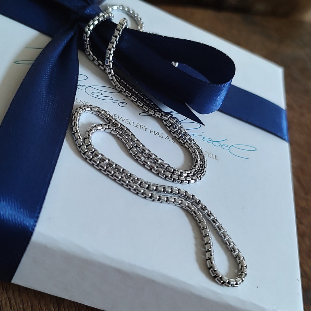 Herren Kette 925 Silber, Silberkette Männer, Männer Halskette Silber ohne Anhänger