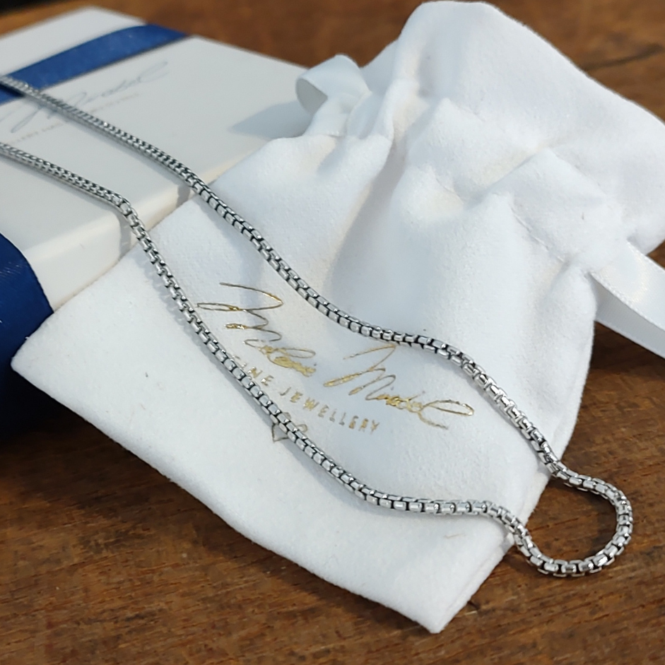 Herren Kette ohne Anhänger, Venezianer Kette für Herren, Panzerketten Herren, Herren Kette 925 Sterlingsilber, Silberkette für Männer, Kette Venezianer Männer