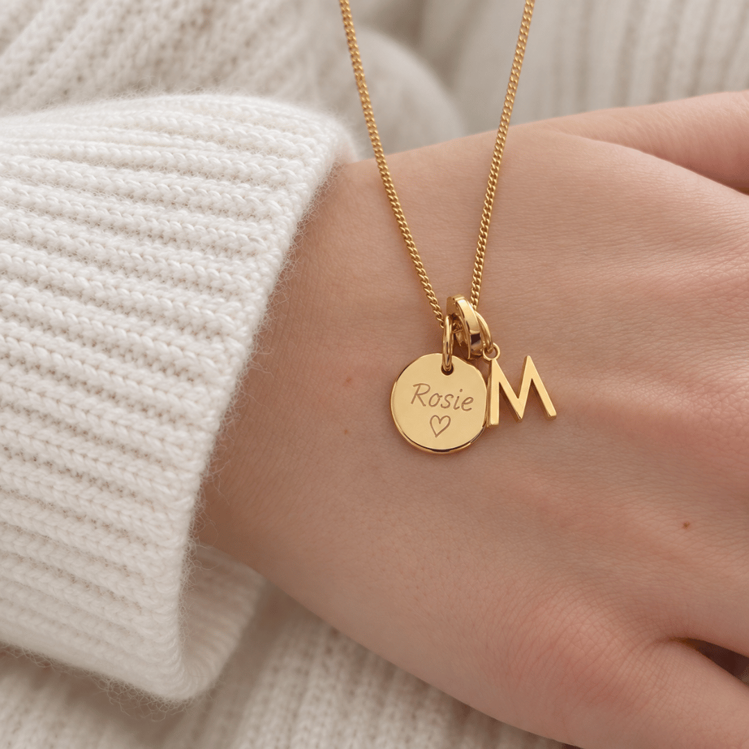 charm divider gold um anhänger an der kette zu trennen und mehr zur geltung zu bringen. hübsche eyecatcher für deine charm kette. 
