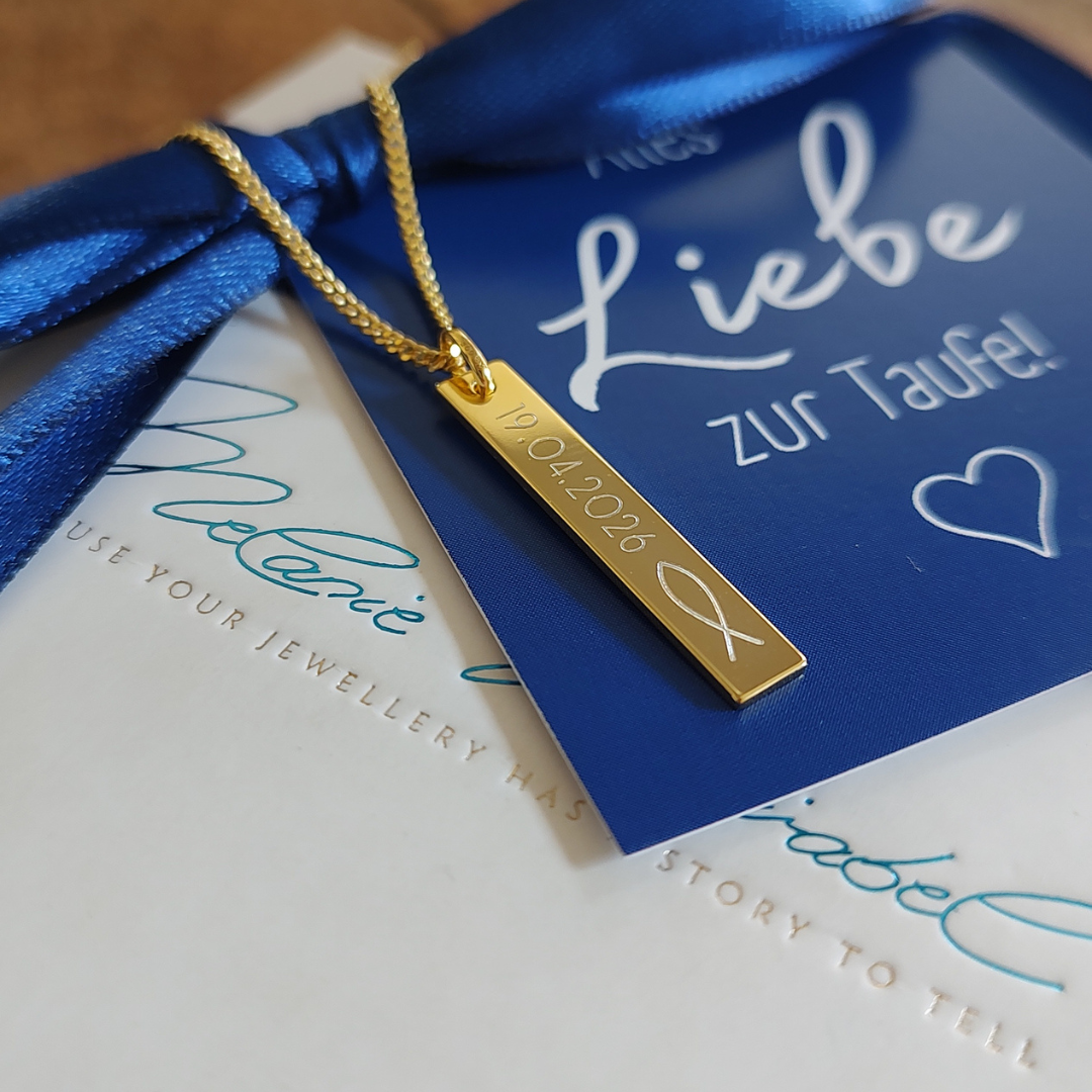 geschenk Jungs zur Taufe und erstkommunion, persönlich gestaltete kette mit kreuz anhänger für junge taufe, geschenk junge personalisiert kommunion, schmuck teenager junge zum schulabschluss, jungs kette, schmuck junge mit gravur, taufgeschenk vom patenonkel an patenkind, geschenk für taufkind junge