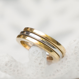 Echtgold Ring mit Gravur flach und elegant im Design