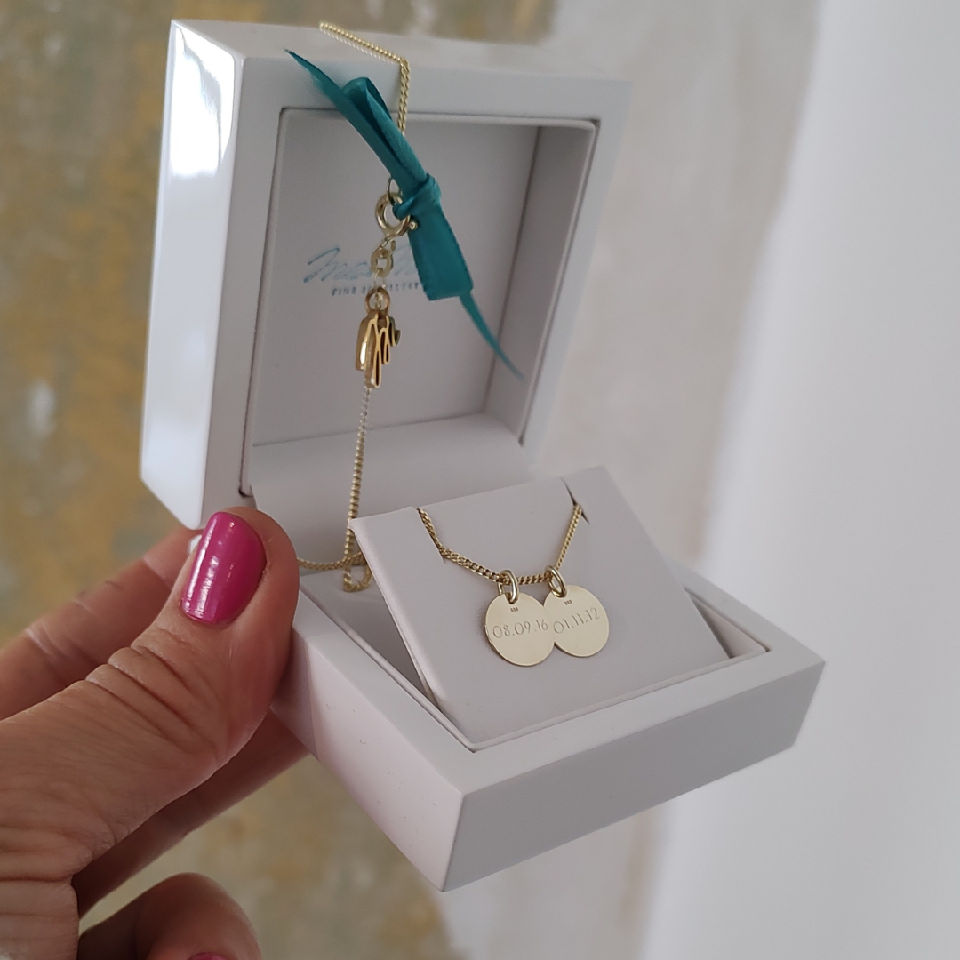 goldkette mit buchstaben, buchstaben kette gold, , kette mit buchstaben Gold 333, Goldkette mit Plättchen Gold, Echtgold Kette mit Gravur 333 Gold