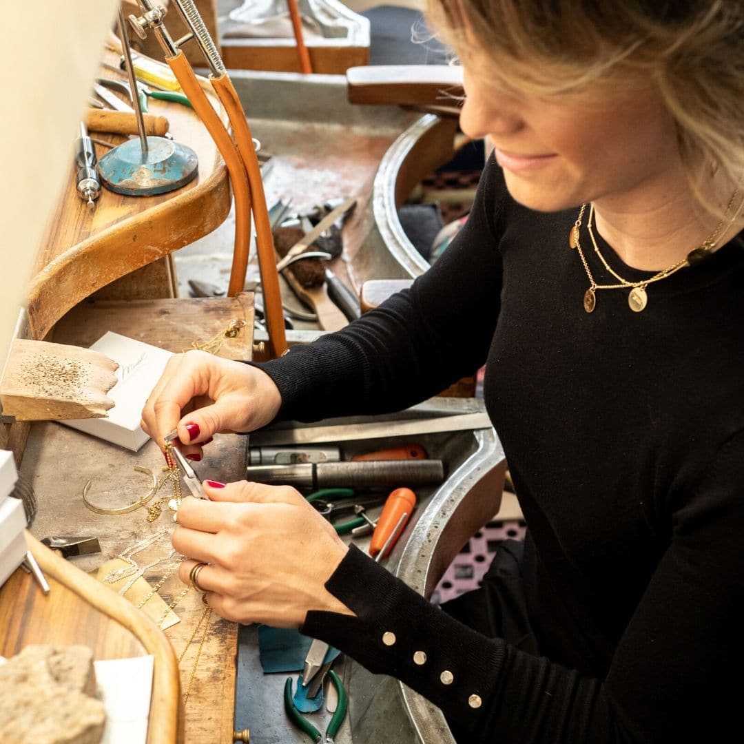 Handgefertigte Echtgold Ketten by Melanie Mirabel 