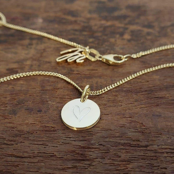 Initialenkette Gold, Namenskette Mädchen mit Gravur, Plättchen Kette für Mädchen Gold, Taufschmuck mädchen, Geschenke zur Taufe und Geburt, last minute geschenke taufe