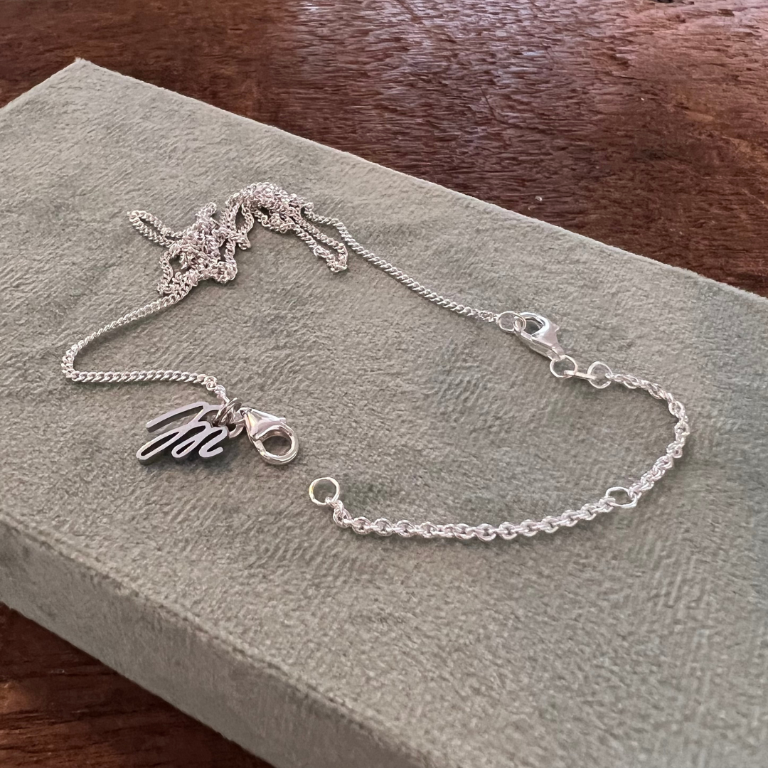 Verlängerungskette zum Verlängerung für Ketten  und Armbänder, Verlängerungskettchen Gold, Verlängerungskette Silber