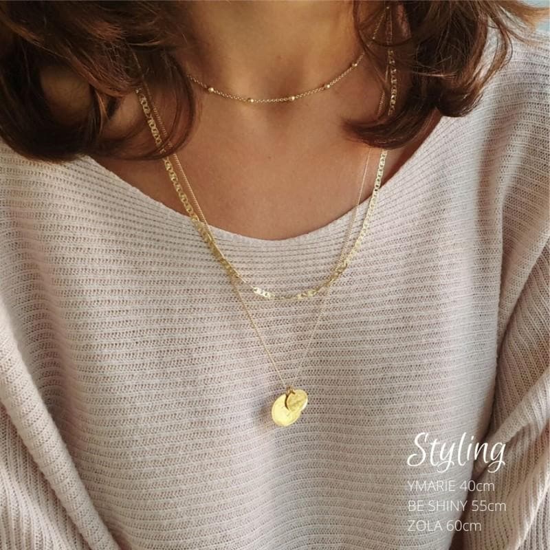 Layering Kette Gold perfekt für einemehrreihiges Ketten Styling